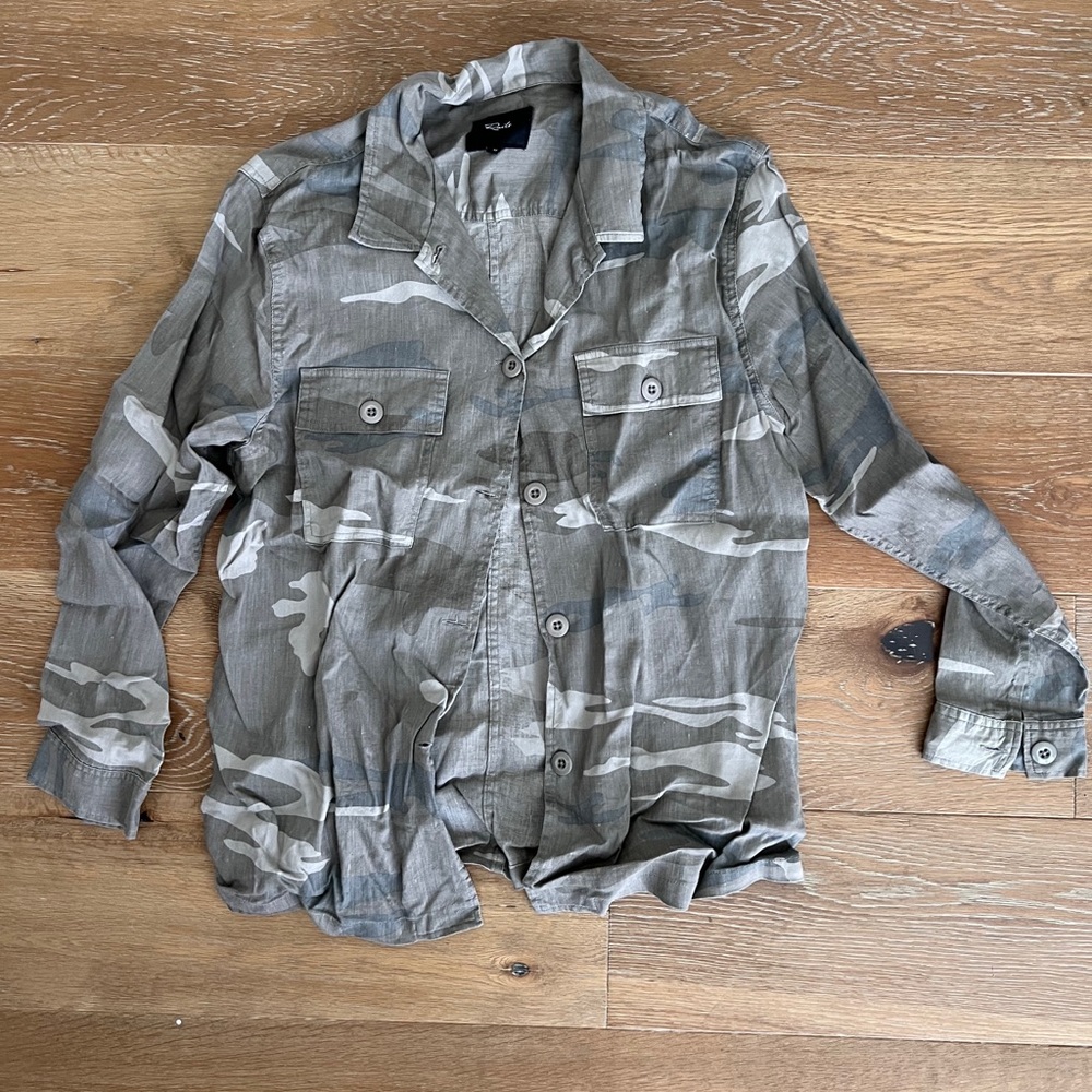 Rails Camo Button Up